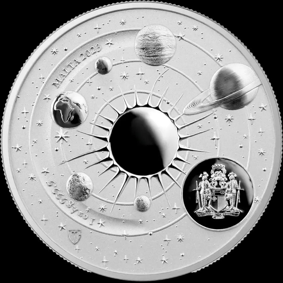Malta Copernicus 1 uncja srebra 2023 - image 2
