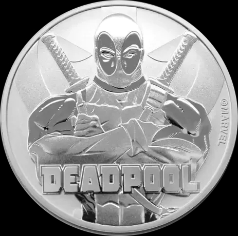 Marvel Deadpool 1 uncja srebra 2018 - image 1