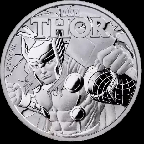 Marvel Thor 1 uncja srebra 2018 - image 1
