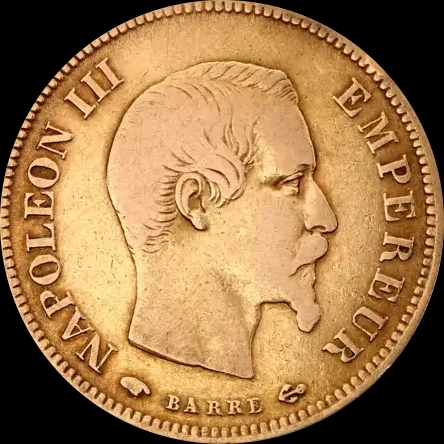 10 Franków Francuskich Napoleon III - image 1