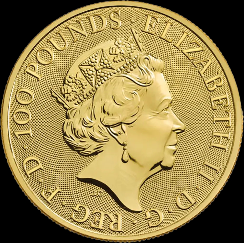 The Royal Tudor Beasts: Lion Of England 1 uncja złota 2022 - image 2
