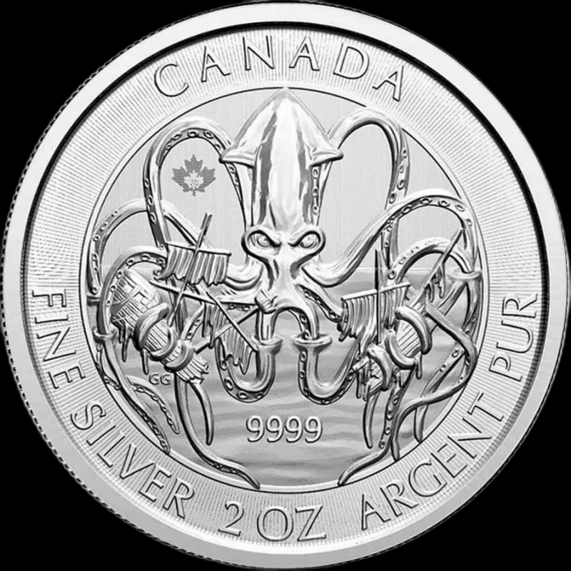 Kraken Creatures of the North 2 uncje srebra 2020 - image 1
