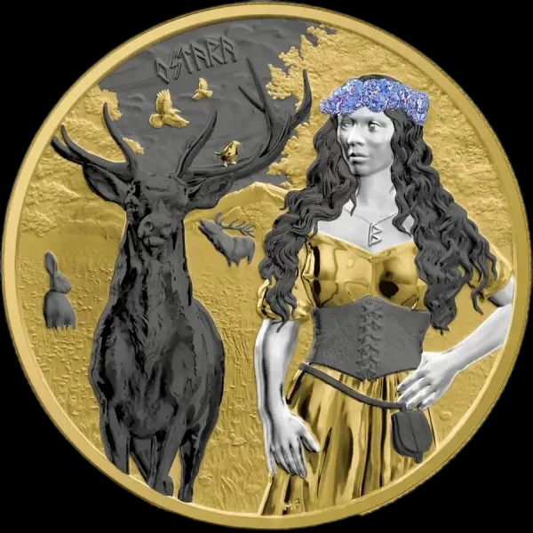 Valkyries Ostara Valhalla 1 uncja srebra 2023 - image 1