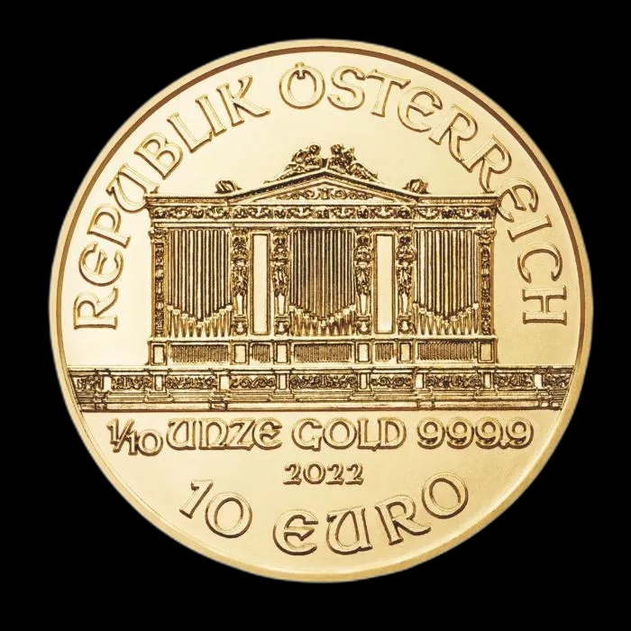 Wiedeński Filharmonik 1/10 uncji złota Losowe Lata - image 2