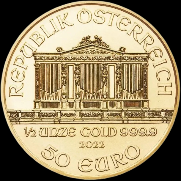 Wiedeński Filharmonik 1/25 uncji złota Losowe lata - image 2