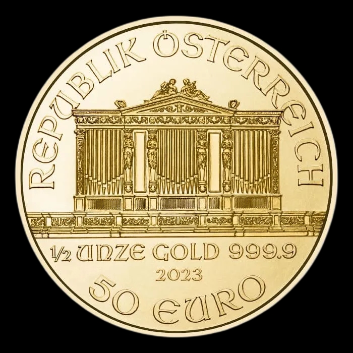 Wiedeński Filharmonik 1/2 uncji złota 2023 - image 2