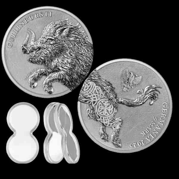 Germania Beasts: Gullinbursti 2 x 1 uncja srebra 2025 - image 1