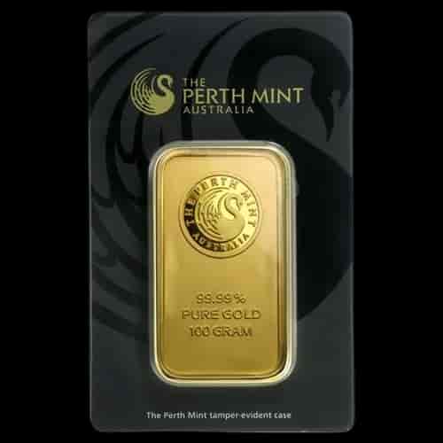 Sztabka 100g Złota The Perth Mint - image 1