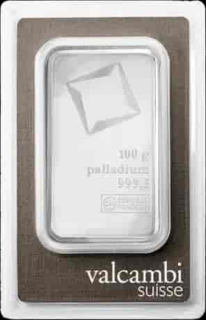 Sztabka 100g palladu Valcambi - image 1