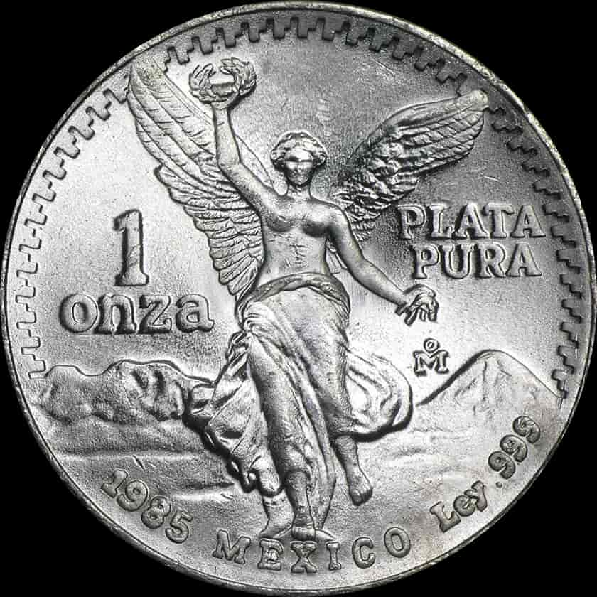 Mexican Libertad 1 uncja srebra 1985 - image 1