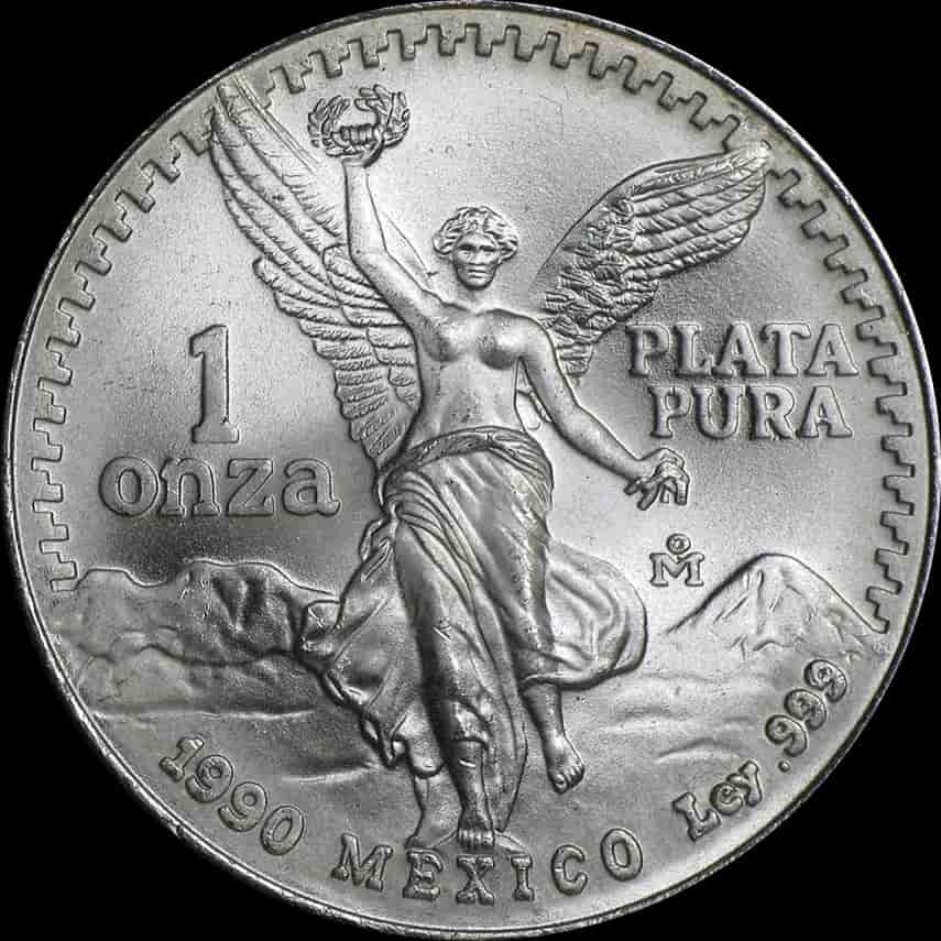 Mexican Libertad 1 uncja srebra 1990 - image 1