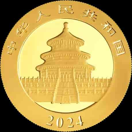 Chińska Panda 1g złota 2024 - image 2