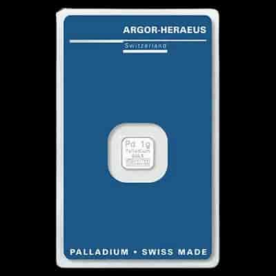 Sztabka 1g palladu Argor-Heraeus - image 1
