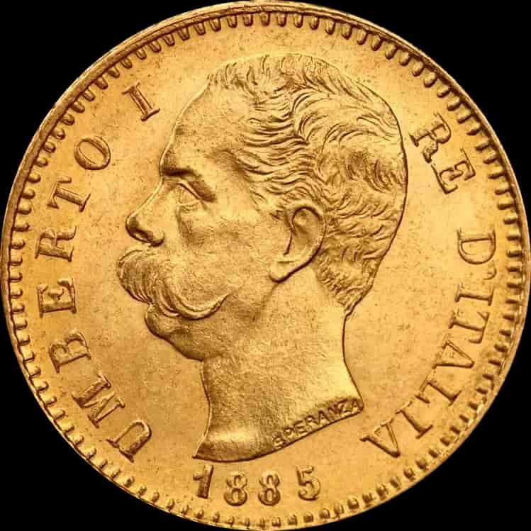 20 Włoskich Lirów Umberto I - image 1
