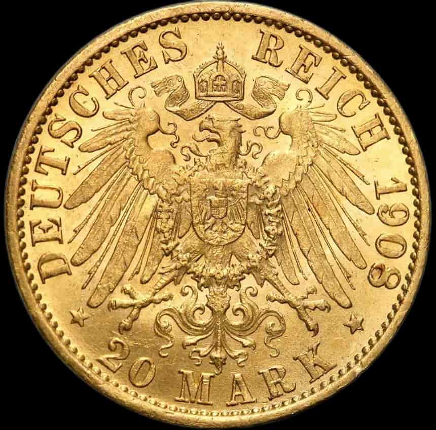 20 Marek Niemieckich Wilhelm II Różne Roczniki - image 2