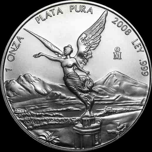 Mexican Libertad 1 uncja srebra 2008 - image 1