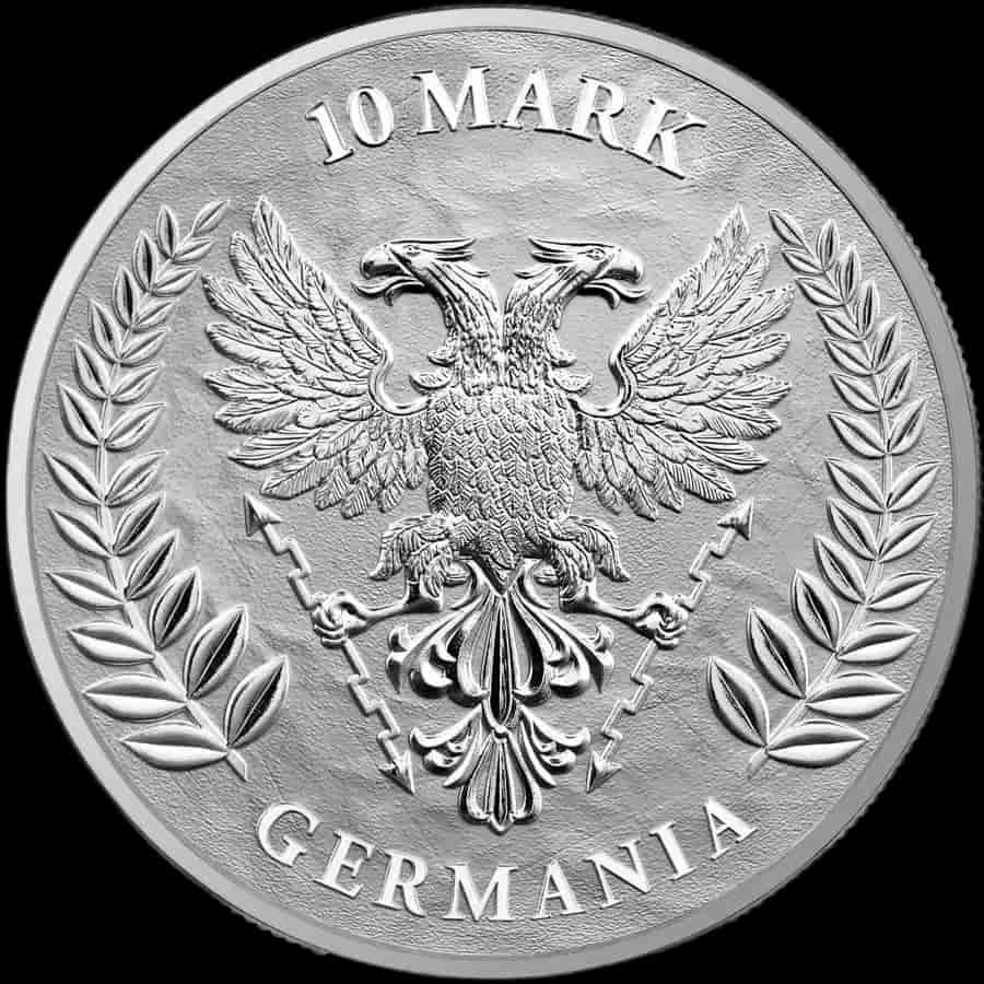 Germania 10 uncji Srebra 2022 - image 2