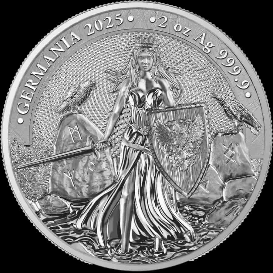 Germania 2 uncje Srebra 2025 - image 1