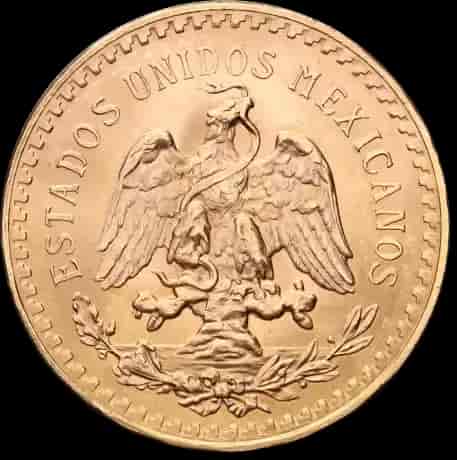Złota Moneta Meksykańskie 50 Pesos Losowe Lata - image 2