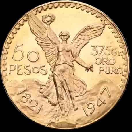 Złota Moneta Meksykańskie 50 Pesos Losowe Lata - image 1