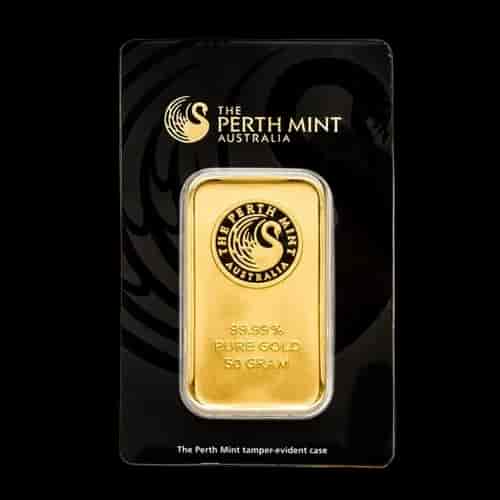 Sztabka 50g złota Perth Mint - image 1