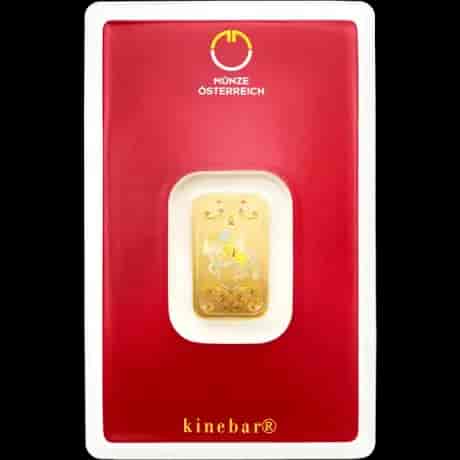 Sztabka 5g złota Kinebar Austrian Mint - image 1