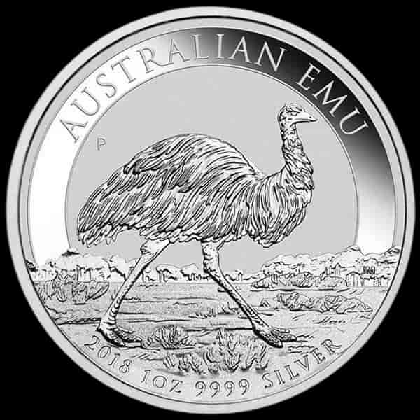Australijski Emu 1 uncja srebra 2018 - image 1