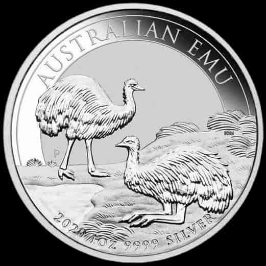 Australijski Emu 1 uncja srebra 2020 - image 1