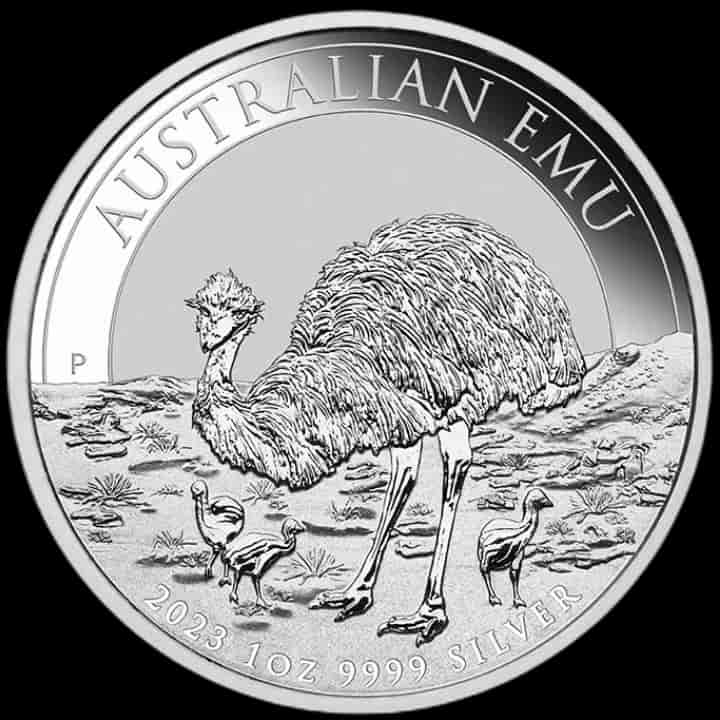 Australijski Emu 1 uncja srebra 2023 - image 1
