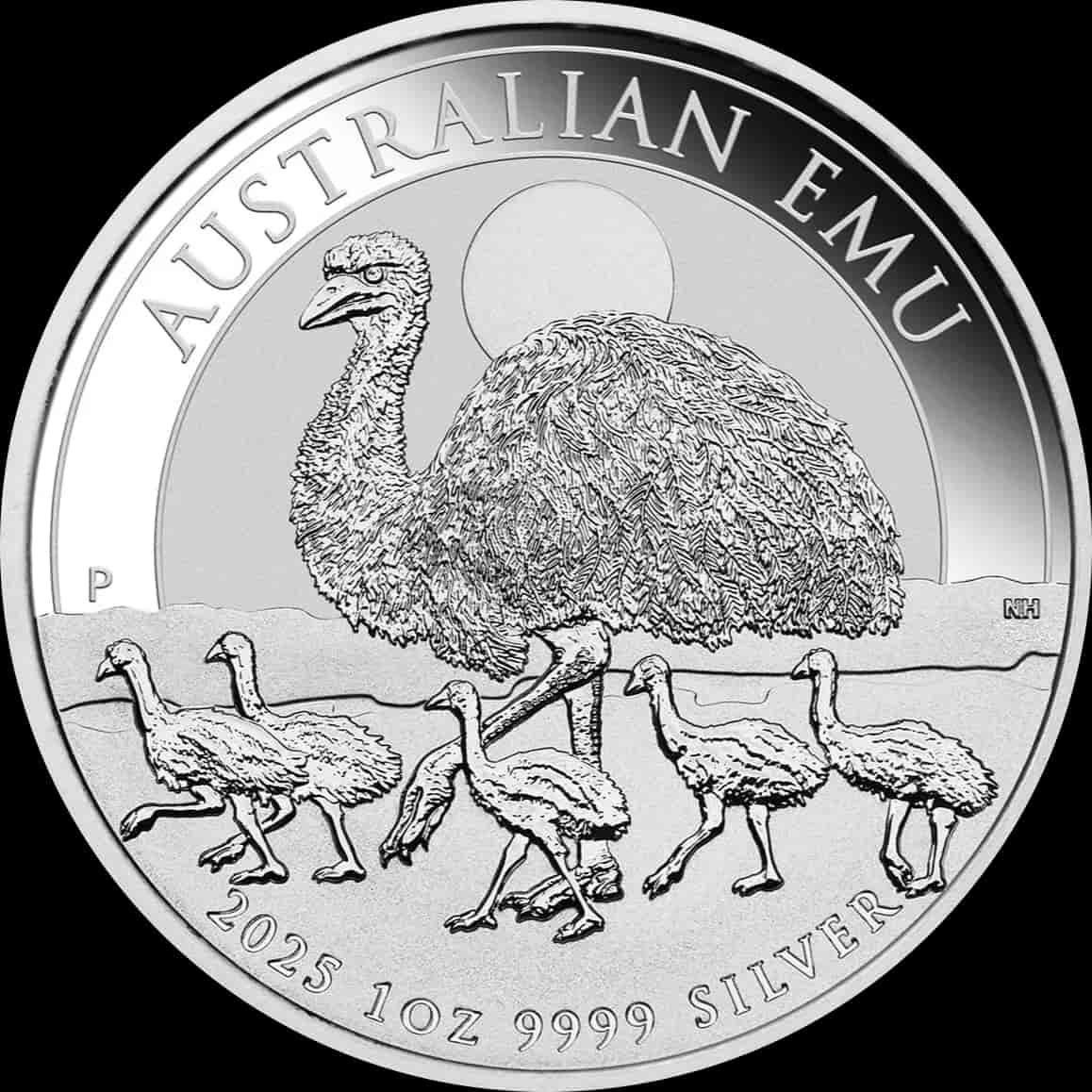 Australijski Emu 1 uncja srebra 2025 - image 1