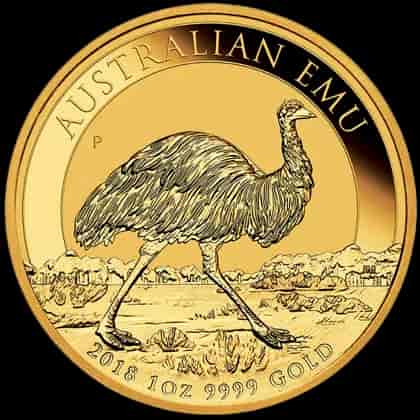 Australijski Emu 1 uncja Złota 2018 - image 1