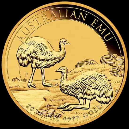 Australijski Emu 1 uncja złota 2020 - image 1