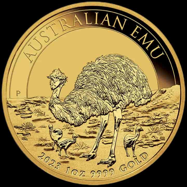 Australijski Emu 1 uncja Złota 2023 - image 1