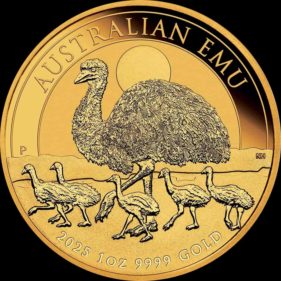 Australijski Emu 1 uncja Złota 2025 - image 1