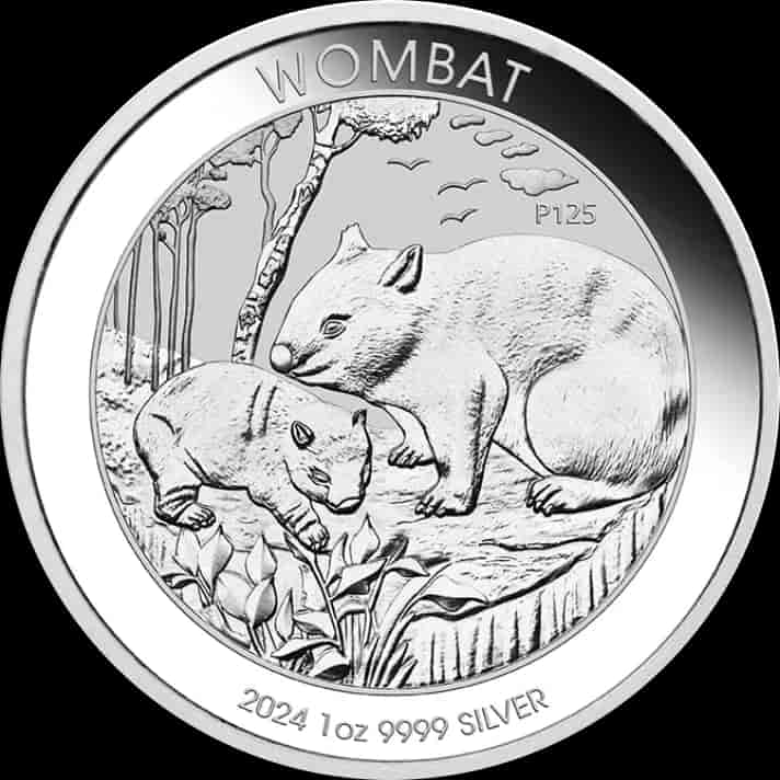 Australijski Wombat 1 uncja srebra 2024 - image 1
