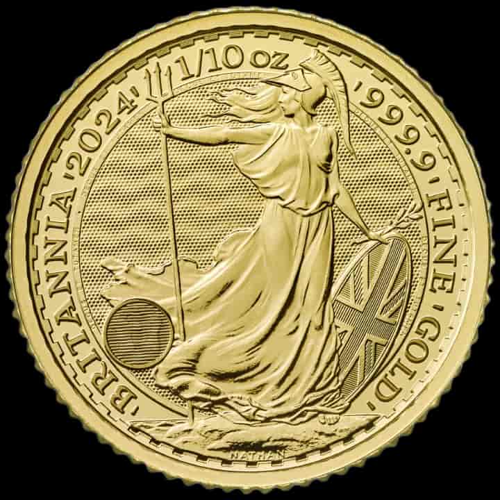 Britannia 1/10 uncji złota 2024 - image 1