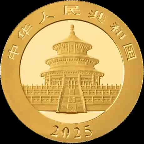 Chińska Panda 1g złota 2025 - image 2