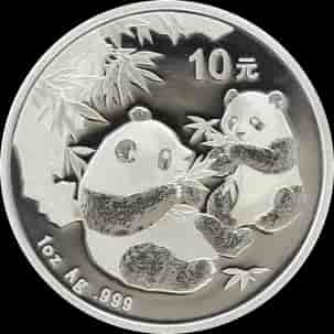 Chińska Panda 1 uncja srebra 2006 - image 1