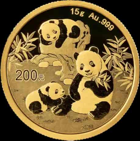 Chińska Panda 15g złota 2025 - image 1