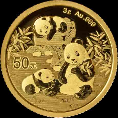 Chińska Panda 3g złota 2025 - image 1