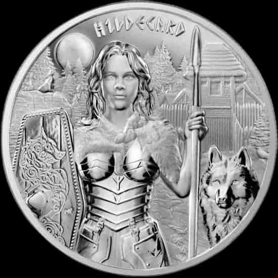 Valkyries Hildegard 1 uncja srebra 2022 - image 1