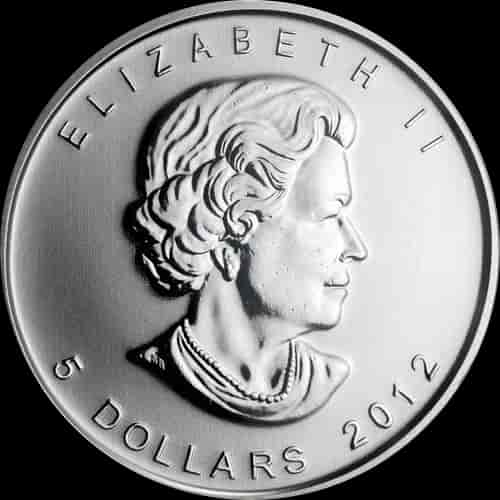 Kanadyjski Liść Klonowy 1 uncja srebra 2012 - image 2