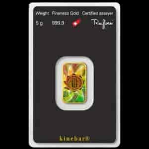 Sztabka 5g złota Kinebar Heraeus - image 1