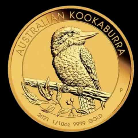 Kookaburra 1/10 uncji złota 2021 - image 1