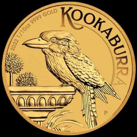 Kookaburra 1/10 uncji złota 2022 - image 1