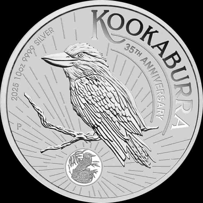 Kookaburra 10 uncji srebra 2025 - image 1