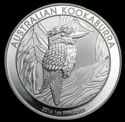 Kookaburra 1 uncja srebra 2014 - image 1