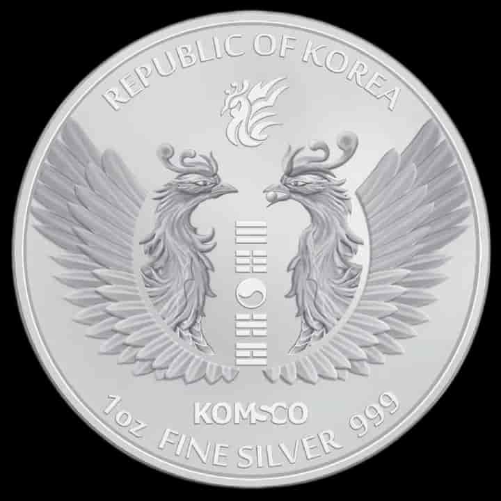 Korean Phoenix 1 uncja Srebra 2022 - image 2