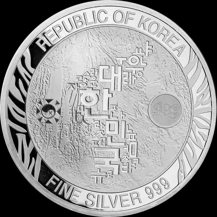 Korean Tiger 1 uncja Srebra 2021 - image 2