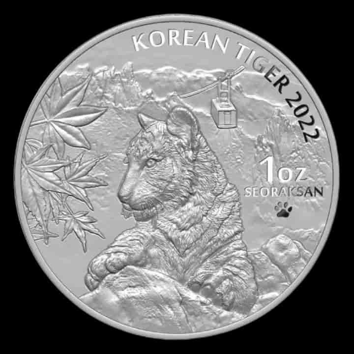 Korean Tiger 1 uncja Srebra 2022 - image 1